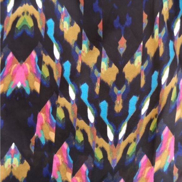 Jessica Simpson Colorful Assymetric Skirt 2X New Plus - Picture 3 of 5